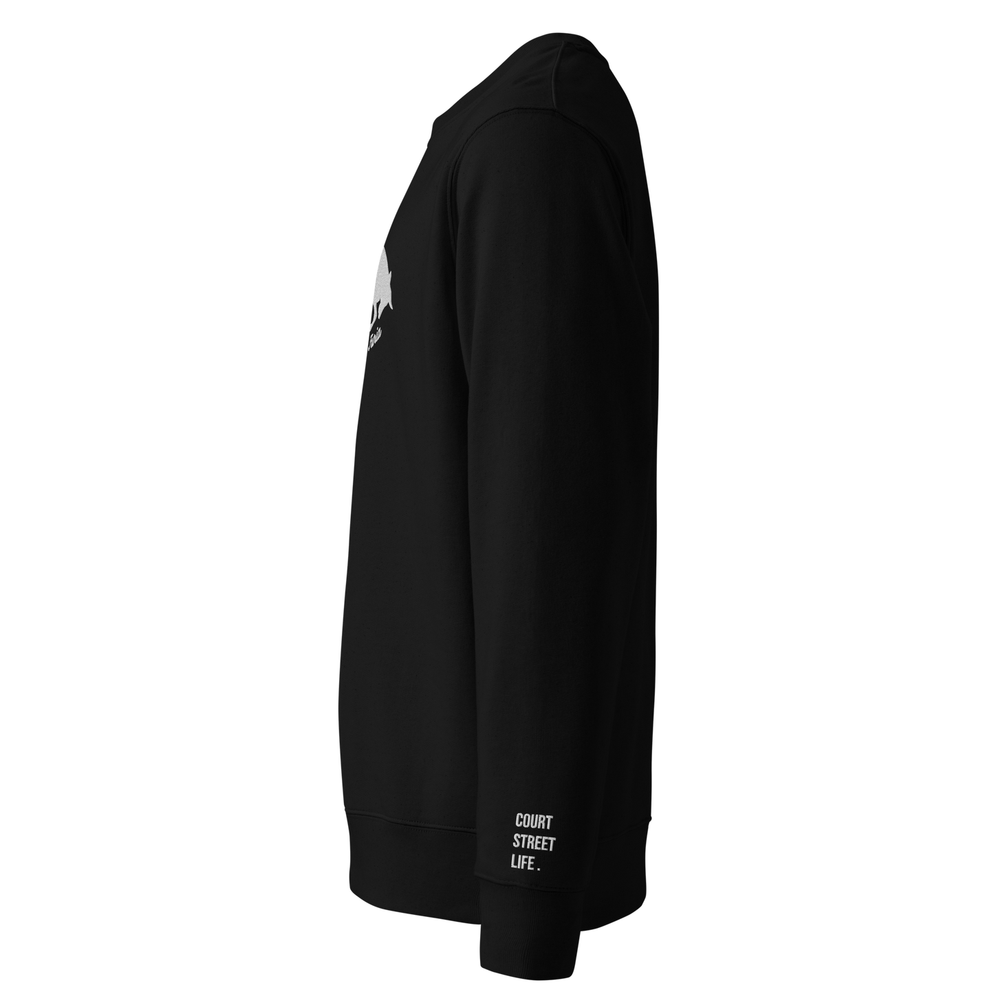 Sweatshirt 100% organic cotton Furia white
